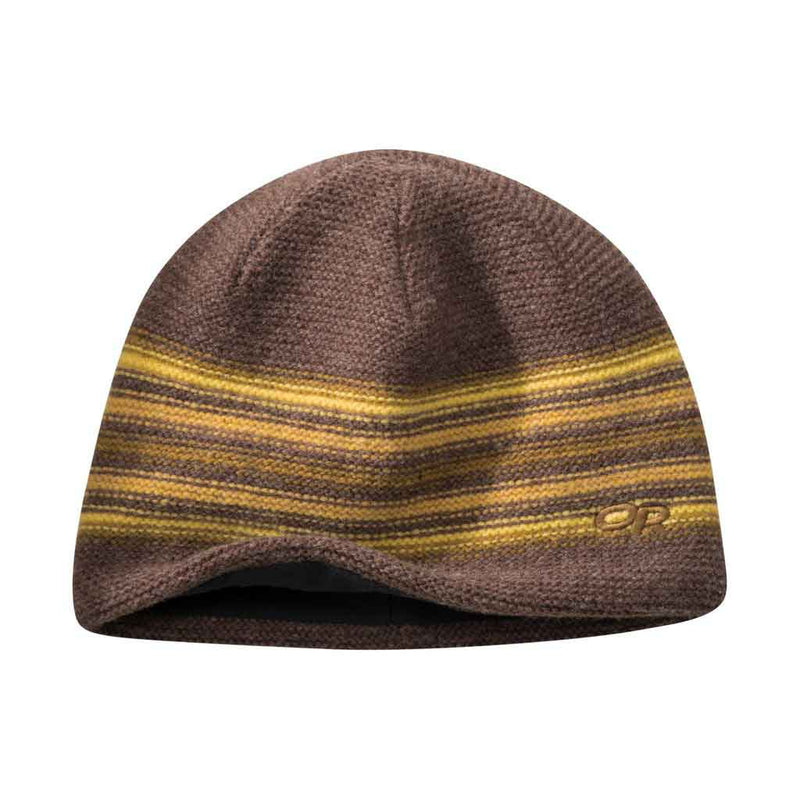 Load image into Gallery viewer, outdoor research spitsbergen hat beanie windstopper carob honey
