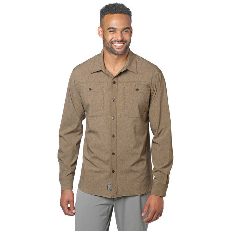 Load image into Gallery viewer, outdoor research wayward ii LS shirt mens on body 
