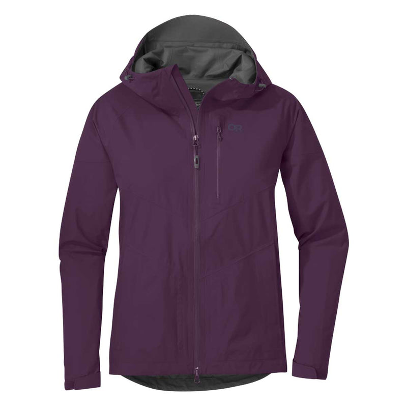 Load image into Gallery viewer, outdoor research womens aspire jacket GTX blackberry 1
