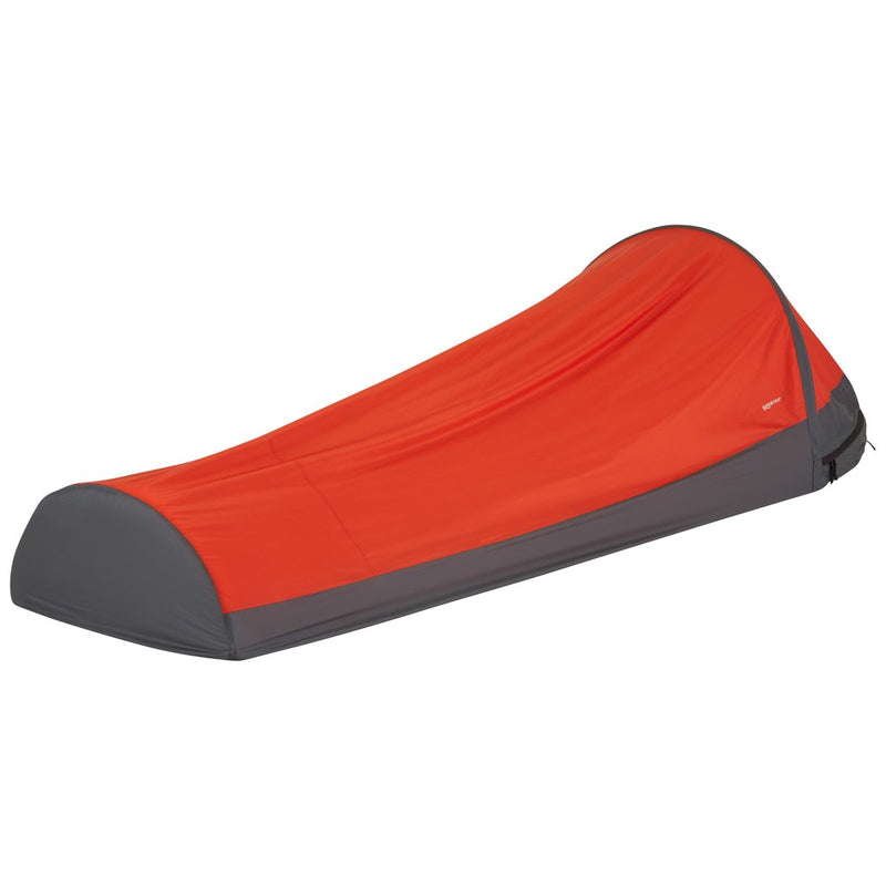 Load image into Gallery viewer, outdoor research helium bivy bag paprika foot end
