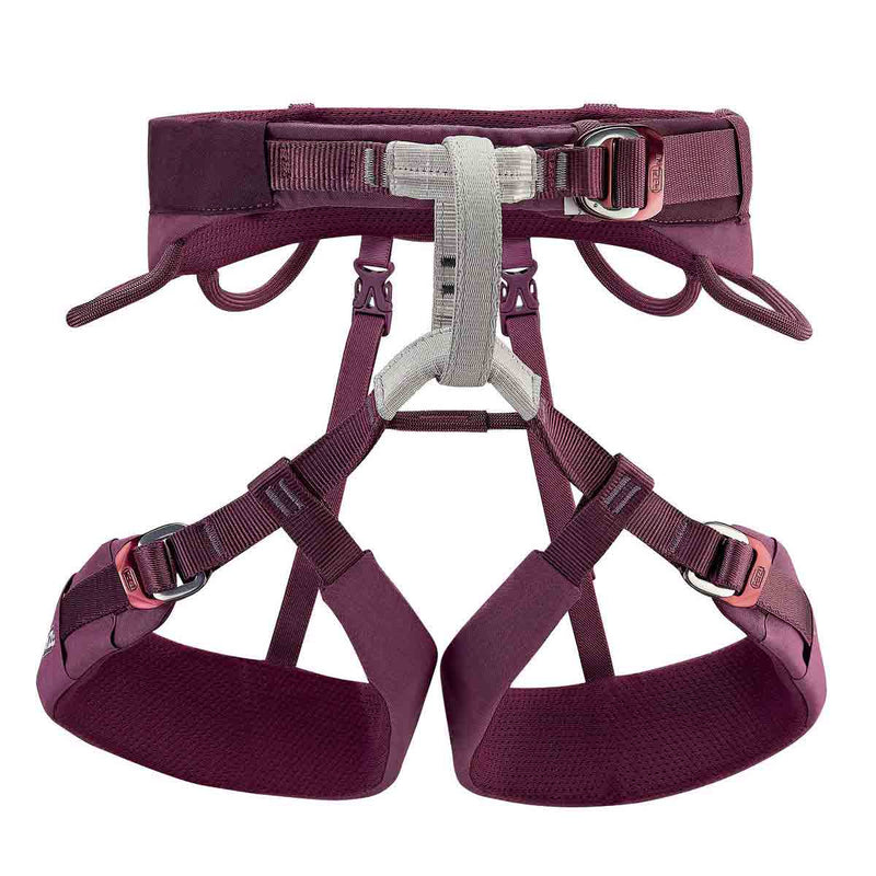 Load image into Gallery viewer, petzl womens luna climbing harness 2021 adjustable leg violet 1
