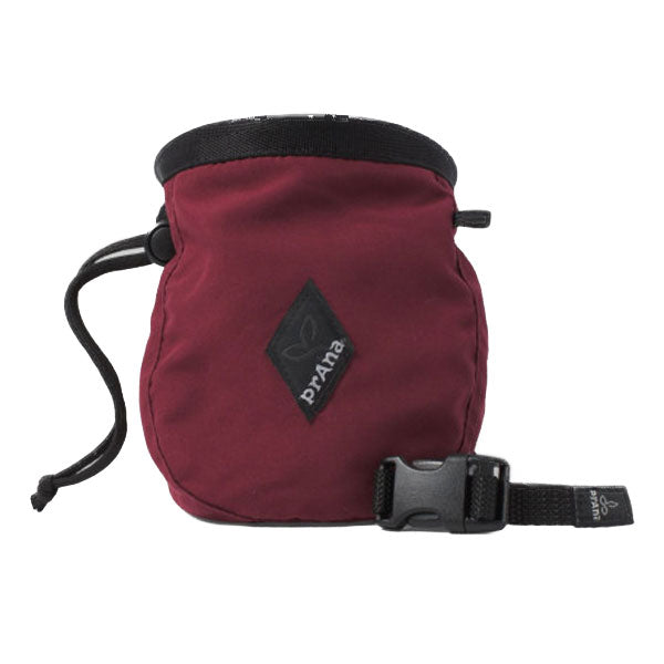 Load image into Gallery viewer, prana climbing chalkbag with belt maroon

