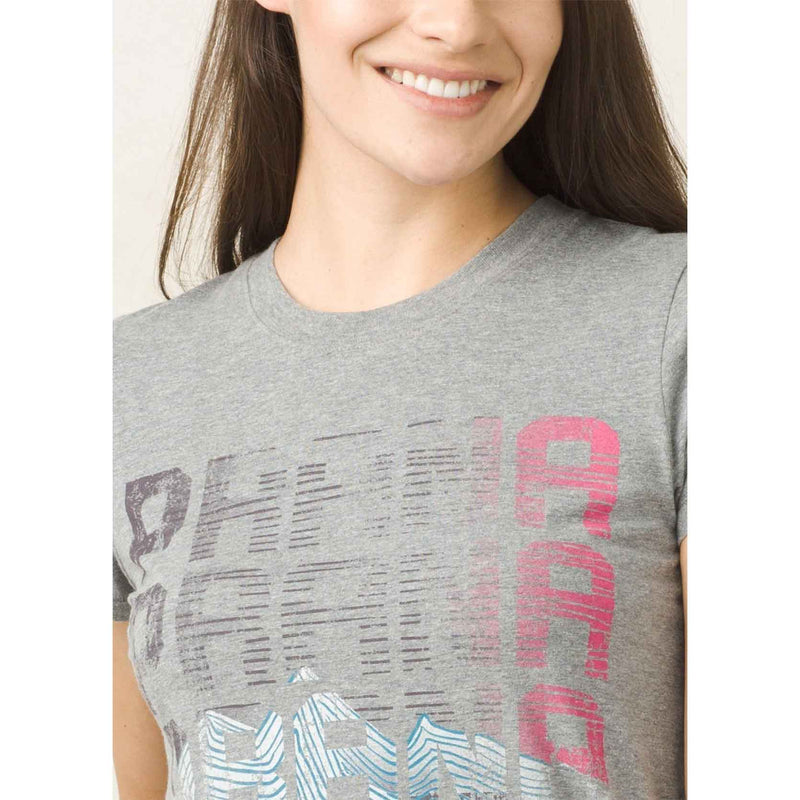 Load image into Gallery viewer, prana climbing tee womens gravel detail
