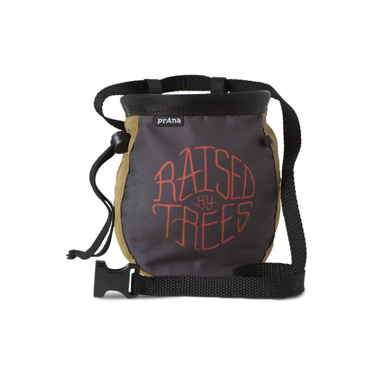 prana graphic chalk bag with belt woodland raised by