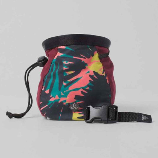 prana womens chalk bag with belt maroon jungle 1