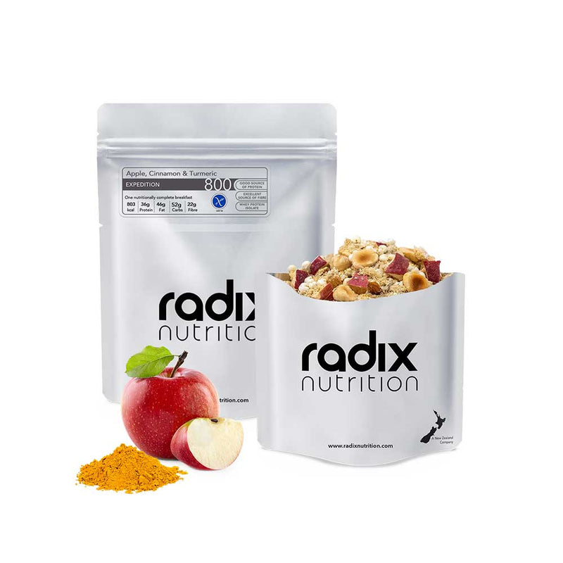 Load image into Gallery viewer, radix nutrition freeze dried food expedition 800 breakfast apple cinnamon tumeric 1
