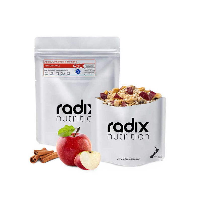 Load image into Gallery viewer, radix nutrition freeze dried food performance 450 breakfast apple cinnamon tumeric 1
