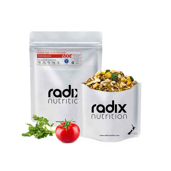 radix nutrition freeze dried food performance 600 turkish style grass fed lamb 1