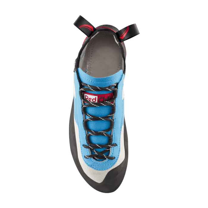 Load image into Gallery viewer, red chili spirit speed lace rock climbing shoe top
