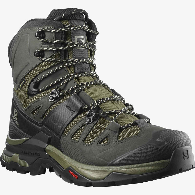 Load image into Gallery viewer, salomon mens quest 4 gtx hiking boots olive night peat safari 3
