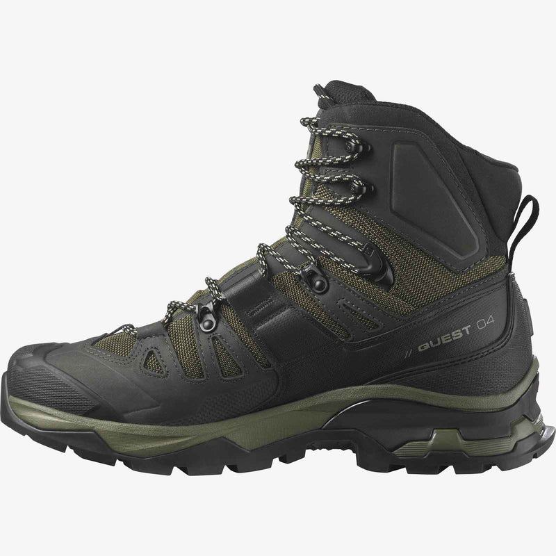 Load image into Gallery viewer, salomon mens quest 4 gtx hiking boots olive night peat safari 5

