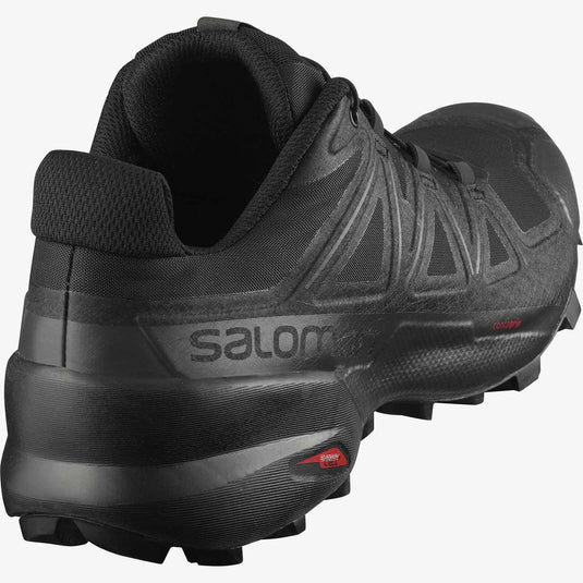 salomon mens speedcross 5 wide trail running shoe black black phantom 5