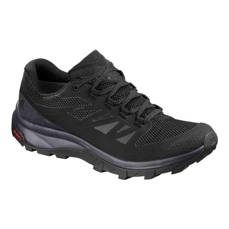 Load image into Gallery viewer, salomon outline gtx womens light hiking shoe black
