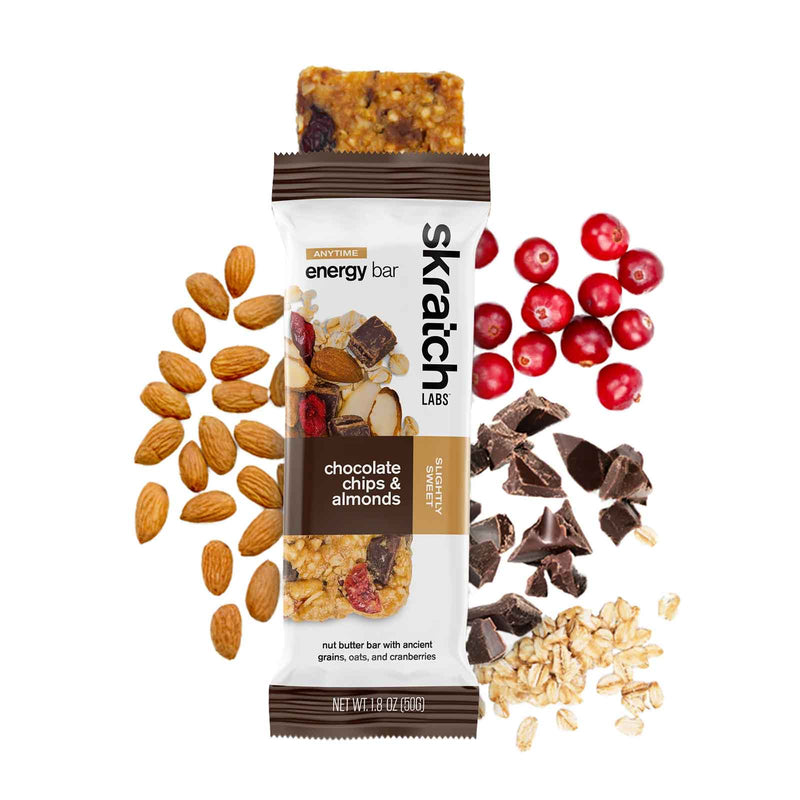 Load image into Gallery viewer, Anytime Energy Bar, Chocolate Chips and Almonds
