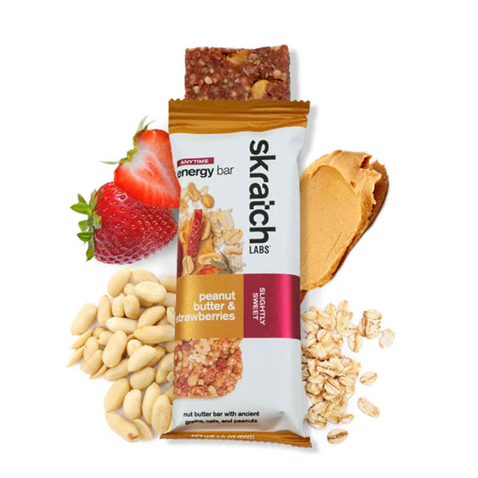 Anytime Energy Bar, Peanut Butter and Strawberries