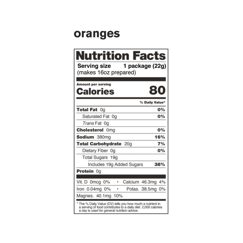 Load image into Gallery viewer, skratch labs sport hydration drink mix single serve oranges nutrition information
