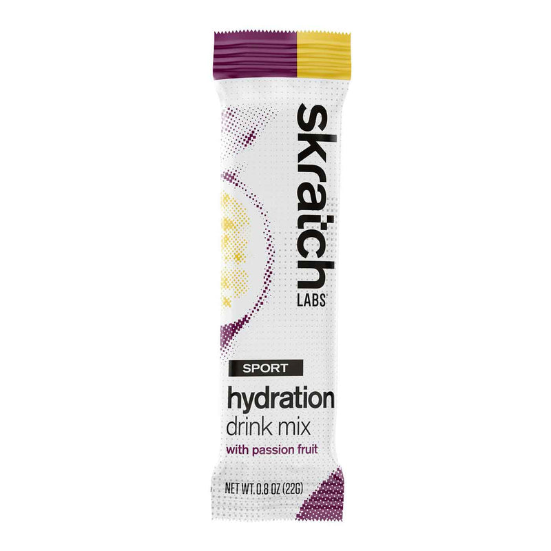 Load image into Gallery viewer, skratch labs sport hydration drink mix single serve passion fruit
