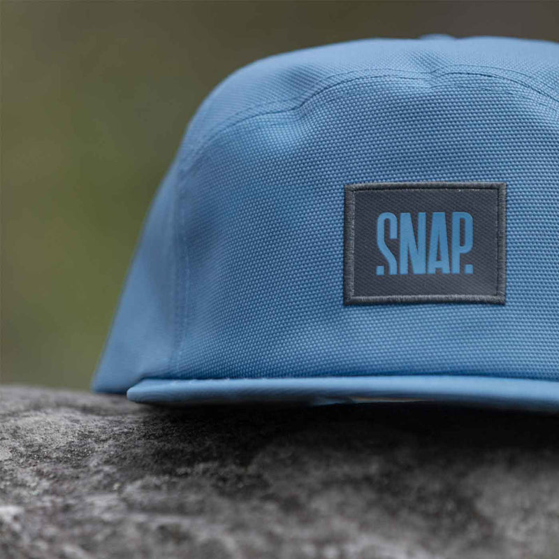 Load image into Gallery viewer, snap climbing hybrid cap steel blue 5

