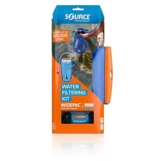 source hydration widepac 2L with Sawyer filter 3