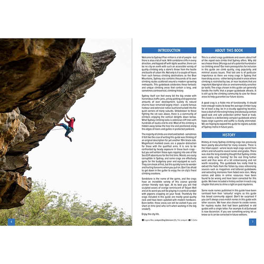 sydney climbing guide book 1st edition onsight photography simon carter 3