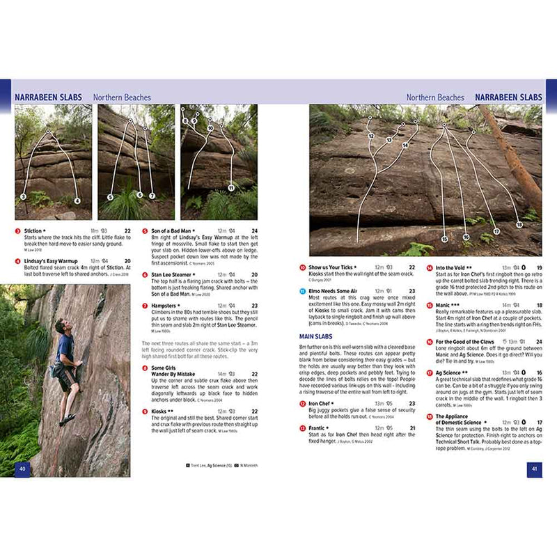 Load image into Gallery viewer, sydney climbing guide book 1st edition onsight photography simon carter 7
