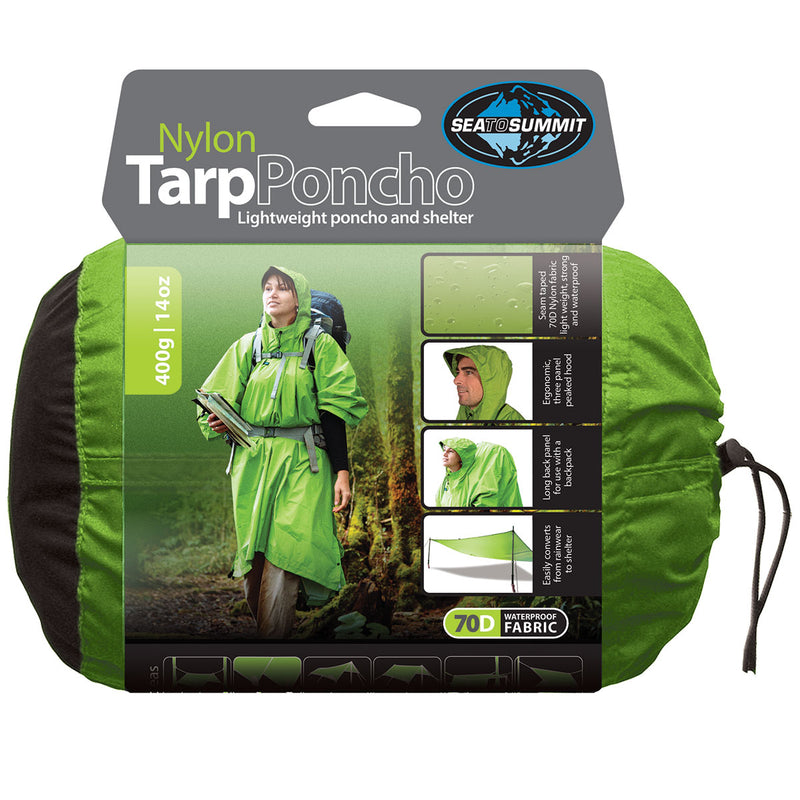 Load image into Gallery viewer, tarp poncho packaging green
